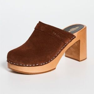 Swedish Hasbeens Husband Sky High Clogs